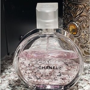 Chanel Chance Tendre 1.7 oz Eau de toilette perfume. About 1/2 full